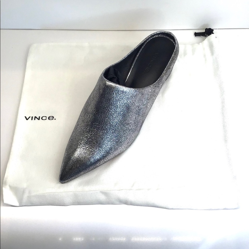 Vince Eaton metallic culver mules.NIB - Picture 7 of 9